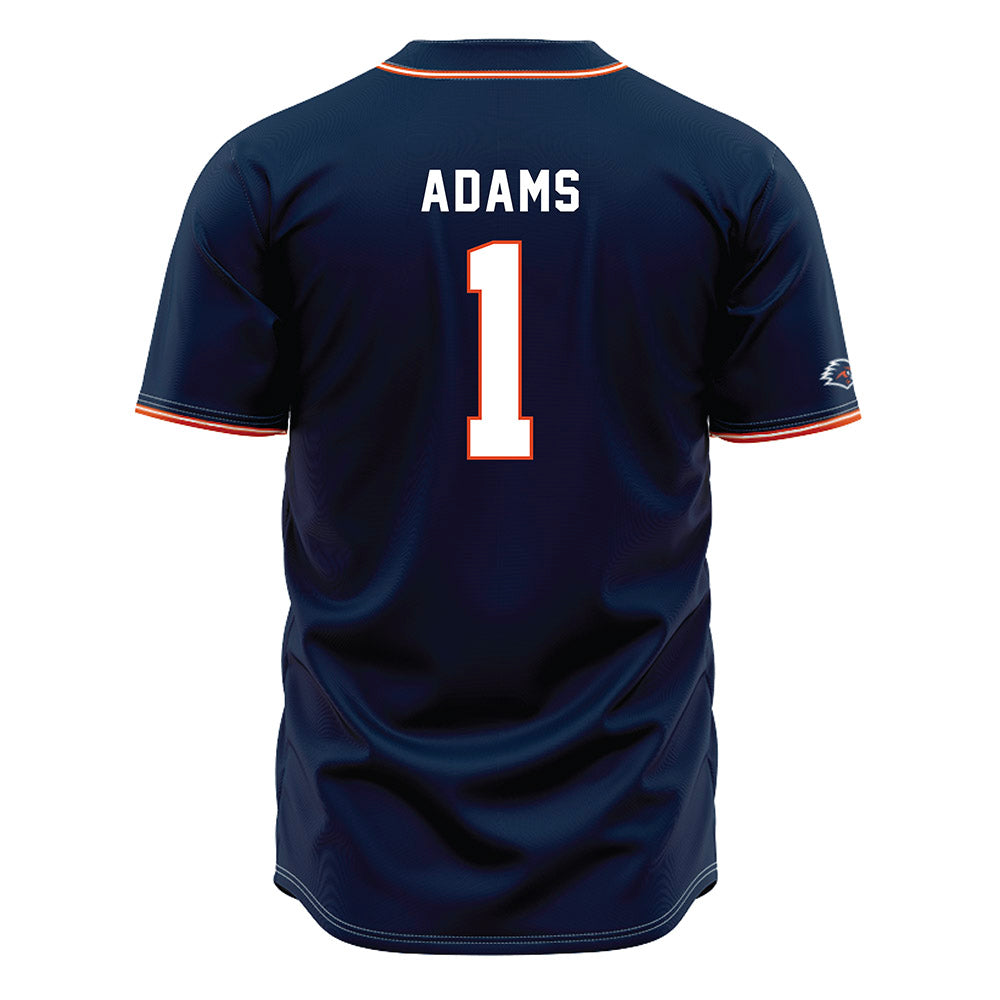 UTSA - NCAA Baseball : Peyton Adams - Navy Jersey-1