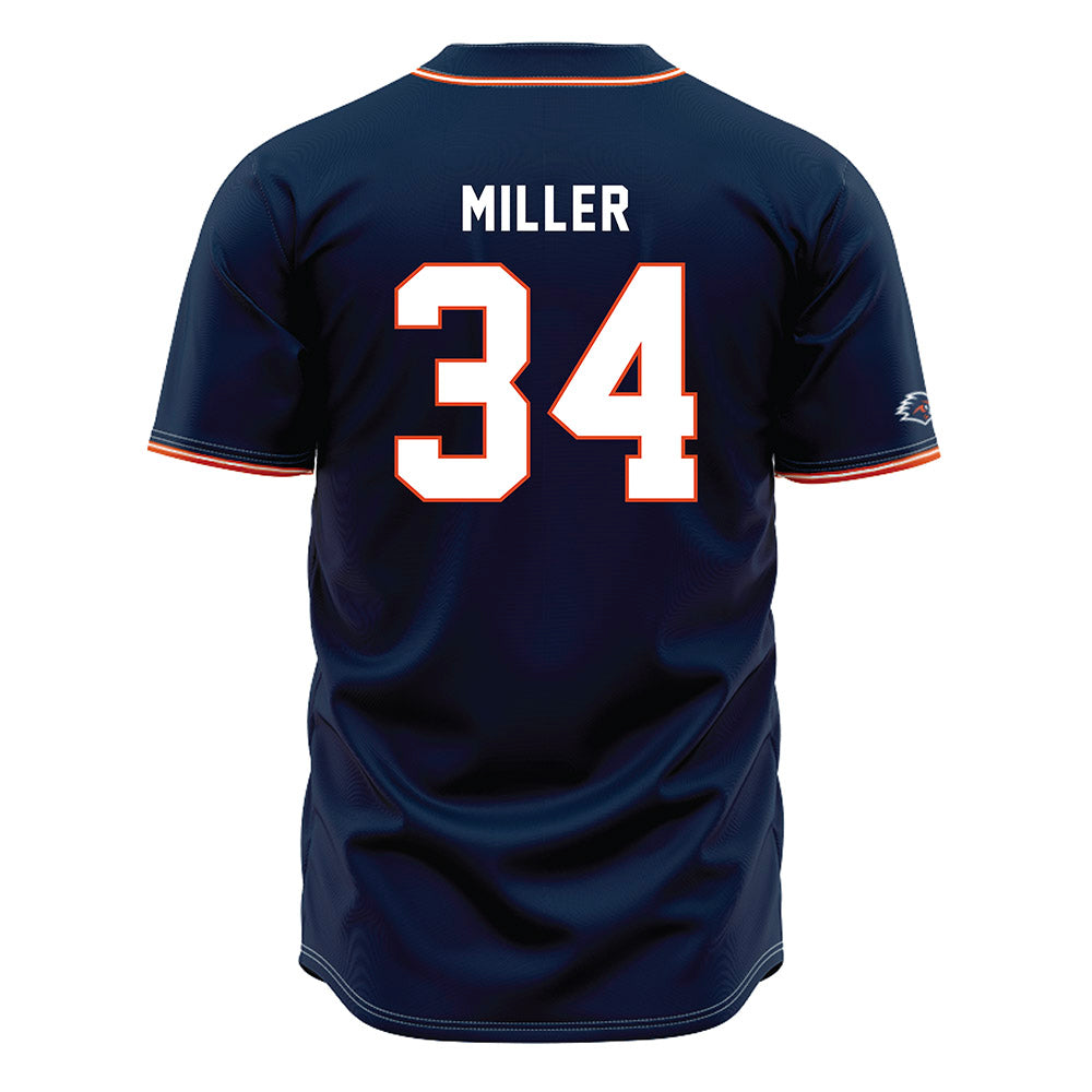 UTSA - NCAA Baseball : Caden Miller - Navy Jersey-1