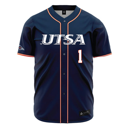 UTSA - NCAA Baseball : Peyton Adams - Navy Jersey-0