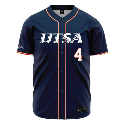 UTSA - NCAA Baseball : Chase Keng - Navy Jersey-0