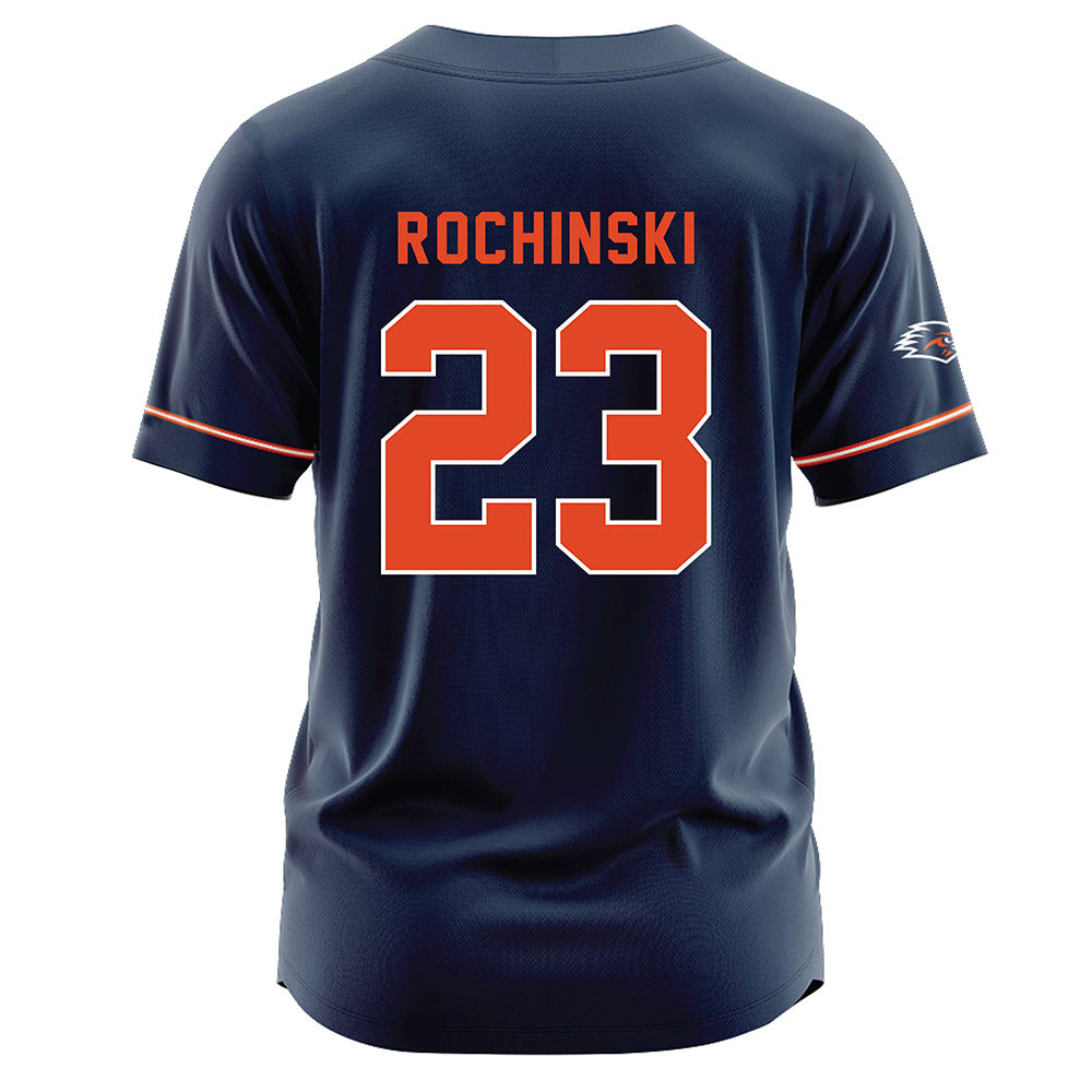 UTSA - NCAA Softball : Kalee Rochinski - Navy Jersey-1