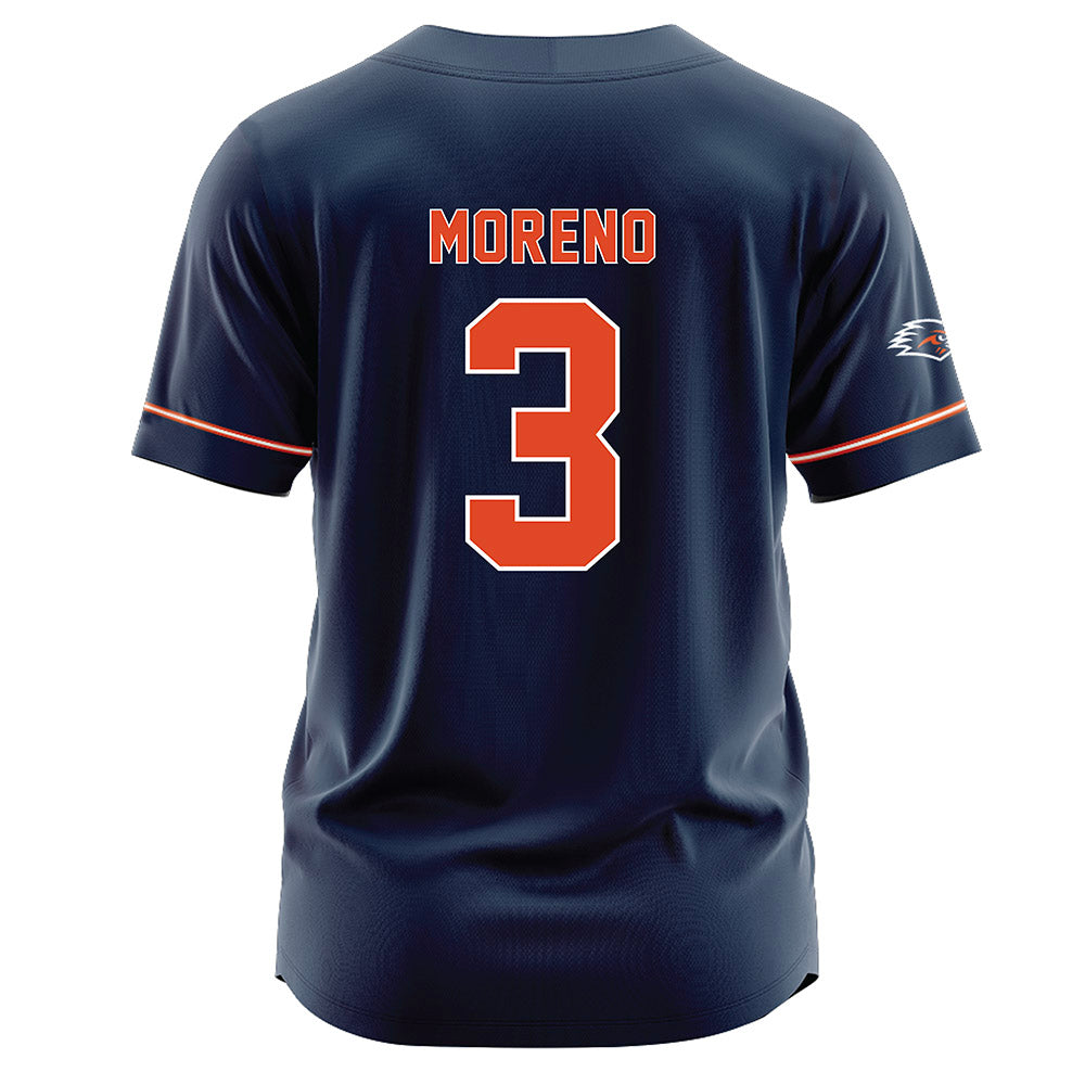 UTSA - NCAA Softball : Crislyne Moreno - Navy Jersey-1