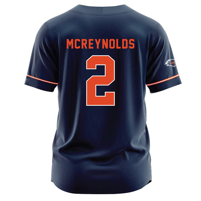 UTSA - NCAA Softball : Sydney McReynolds - Navy Jersey-1