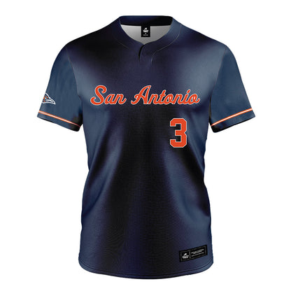 UTSA - NCAA Softball : Crislyne Moreno - Navy Jersey-0
