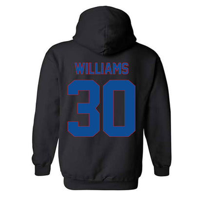DePaul - NCAA Men's Basketball : Max Williams - Vintage Shersey Hooded Sweatshirt-1