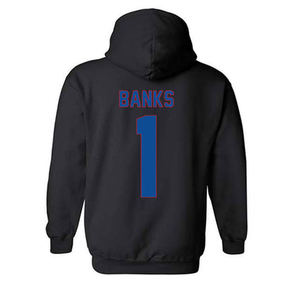 DePaul - NCAA Men's Basketball : Kaleb Banks - Vintage Shersey Hooded Sweatshirt-1