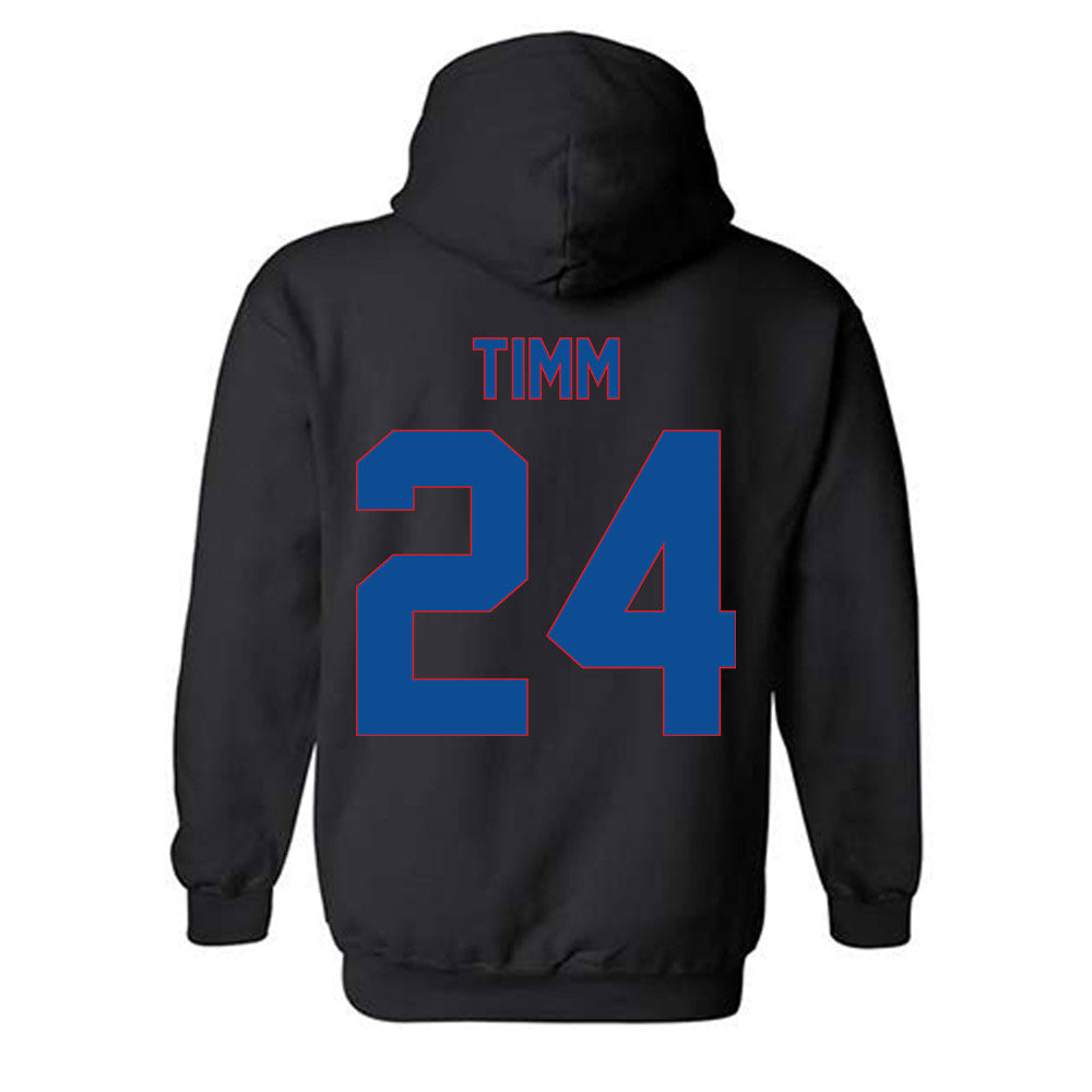 DePaul - NCAA Women's Basketball : Ally Timm - Vintage Shersey Hooded Sweatshirt-1