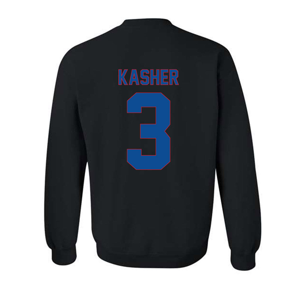 DePaul - NCAA Men's Basketball : Nate Kasher - Vintage Shersey Crewneck Sweatshirt-1