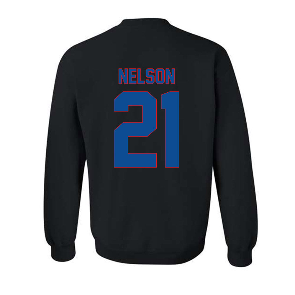 DePaul - NCAA Women's Basketball : Natiah Nelson - Vintage Shersey Crewneck Sweatshirt-1