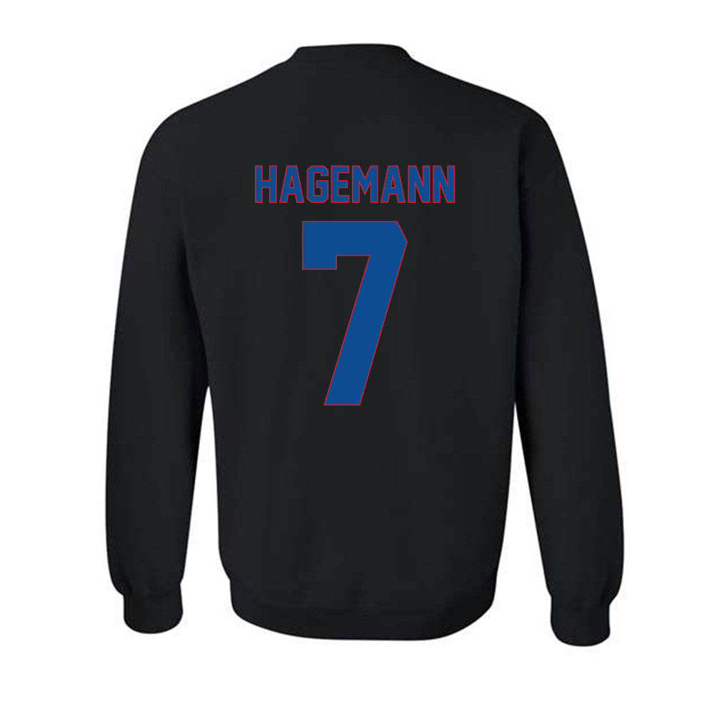 DePaul - NCAA Women's Basketball : Devin Hagemann - Vintage Shersey Crewneck Sweatshirt-1
