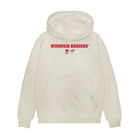 Wisconsin - NCAA Women's Ice Hockey : Caroline Harvey - Classic Shersey Premium Hooded Sweatshirt-0