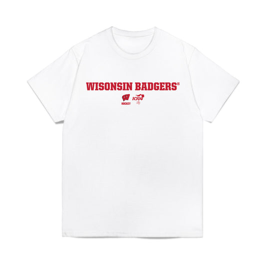 Wisconsin - NCAA Women's Ice Hockey : Caroline Harvey - Classic Shersey Comfort Colors T-Shirt-0