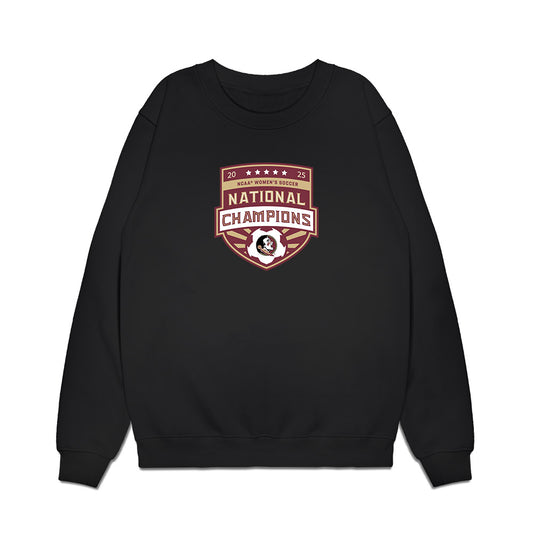 FSU - NCAA Women's Soccer : NCAA® 2025 National Champions Roster Premium Crewneck Sweatshirt-0