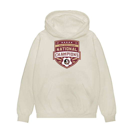 FSU - NCAA Women's Soccer : NCAA® 2025 National Champions Roster Premium Hooded Sweatshirt-0