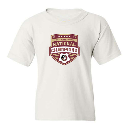 FSU - NCAA Women's Soccer : NCAA® 2025 National Champions Roster Youth T-Shirt-0