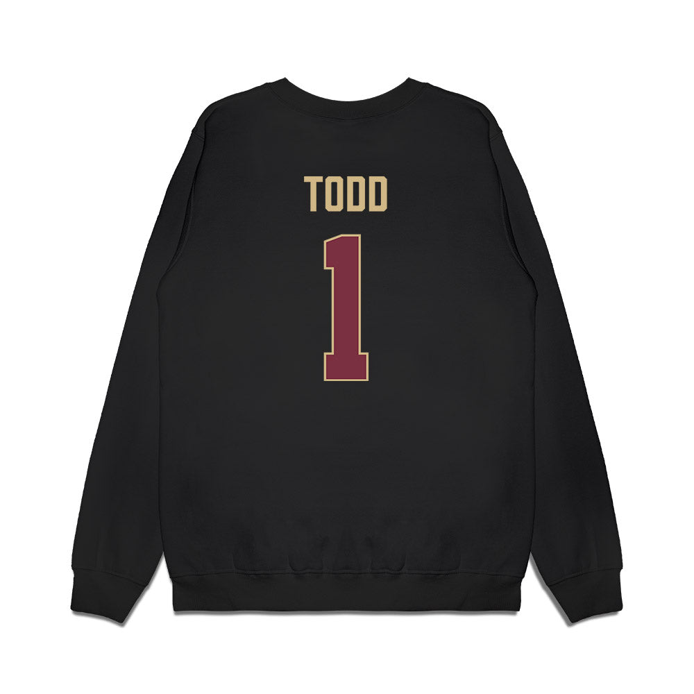 FSU - NCAA Women's Soccer : Adelyn Todd - NCAA® 2025 National Champions Premium Crewneck Sweatshirt-1