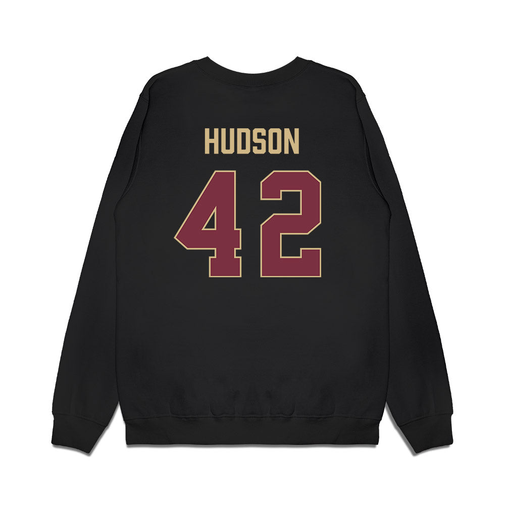 FSU - NCAA Women's Soccer : Wrianna Hudson - NCAA® 2025 National Champions Premium Crewneck Sweatshirt-1