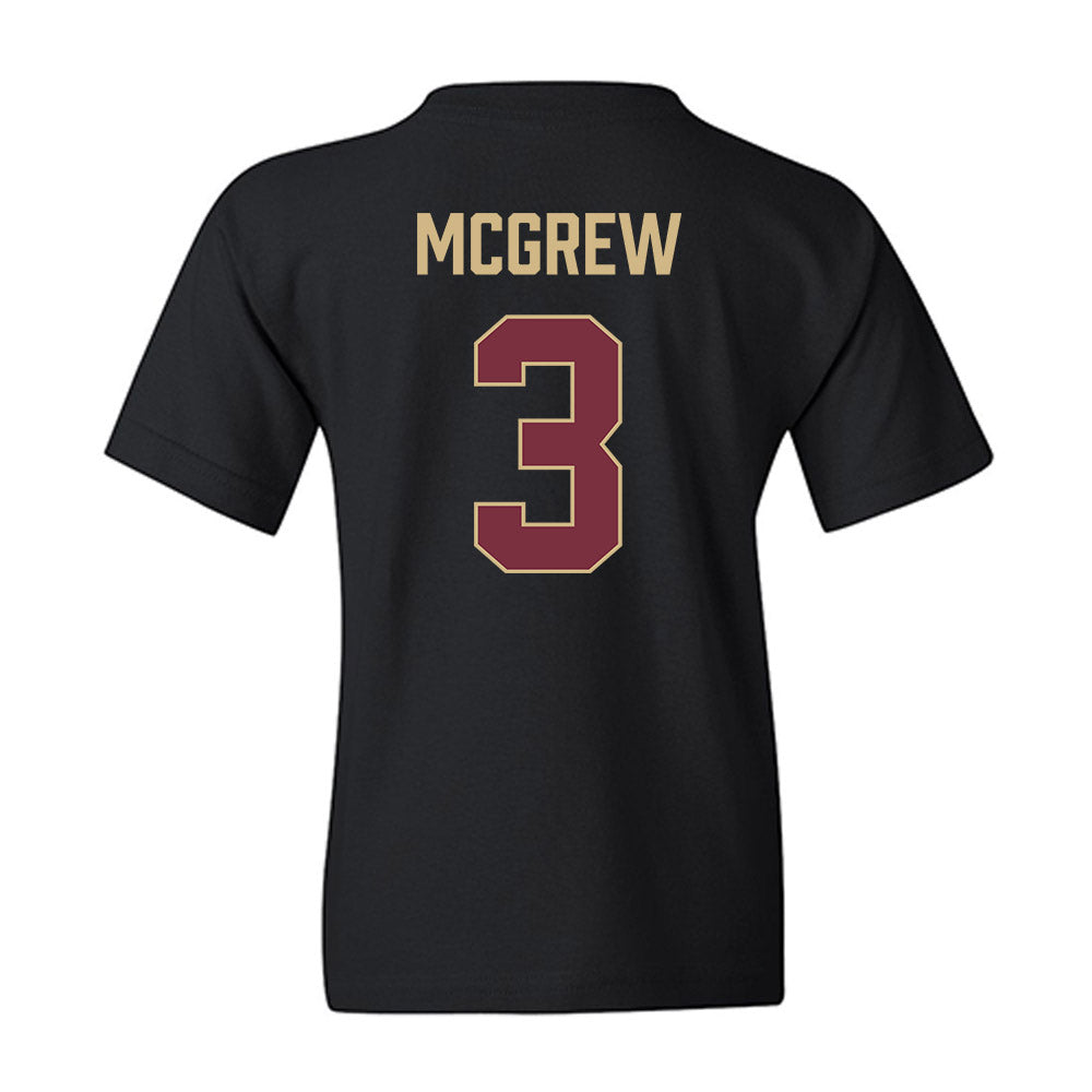 FSU - NCAA Women's Soccer : Jaida McGrew - NCAA® 2025 National Champions Youth T-Shirt-1