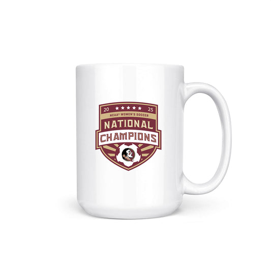FSU - NCAA Women's Soccer : Nyanya Touray - NCAA® 2025 National Champions Coffee Mug-0