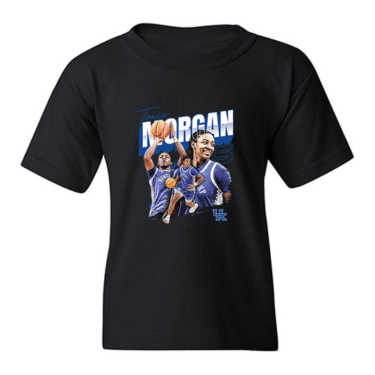 Kentucky - NCAA Women's Basketball : Tonie Morgan - Collage Youth T-Shirt-0
