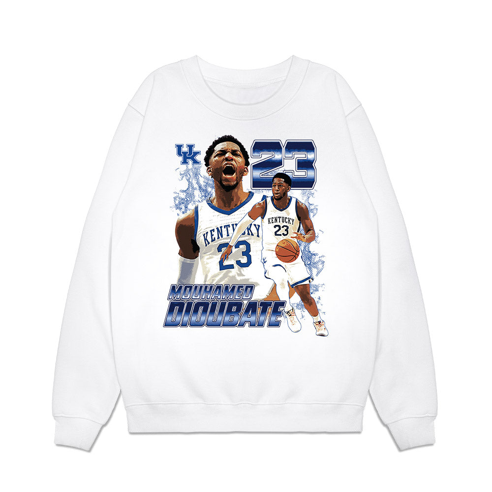 Kentucky - NCAA Men's Basketball : Mouhamed Dioubate - Collage Premium Crewneck Sweatshirt-0