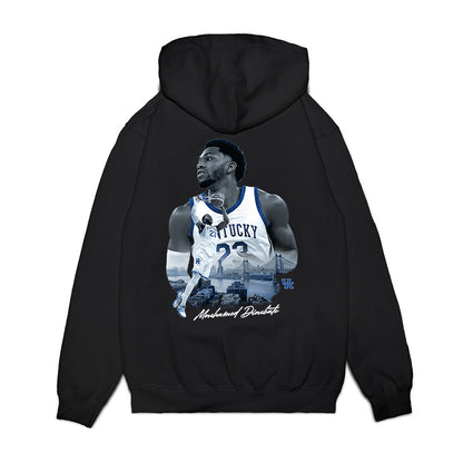 Kentucky - NCAA Men's Basketball : Mouhamed Dioubate - Graphic Premium Hooded Sweatshirt-1