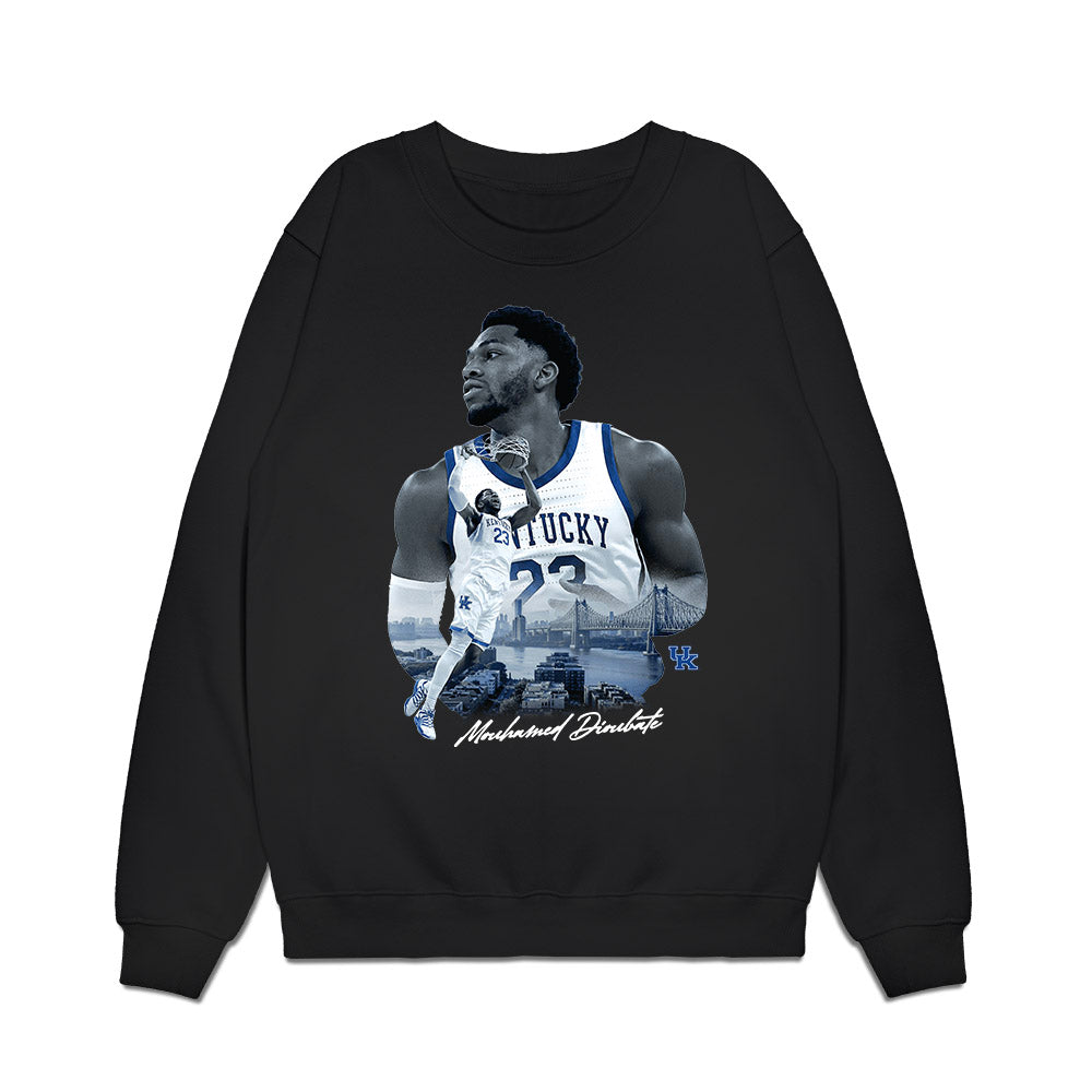 Kentucky - NCAA Men's Basketball : Mouhamed Dioubate - Graphic Premium Crewneck Sweatshirt-0