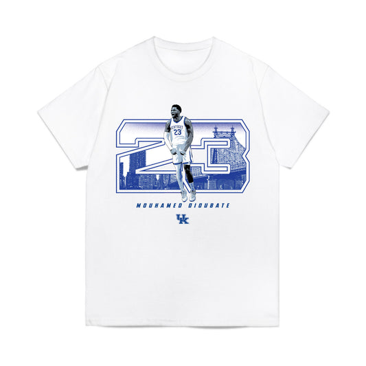 Kentucky - NCAA Men's Basketball : Mouhamed Dioubate - Graphic Comfort Colors T-Shirt-0