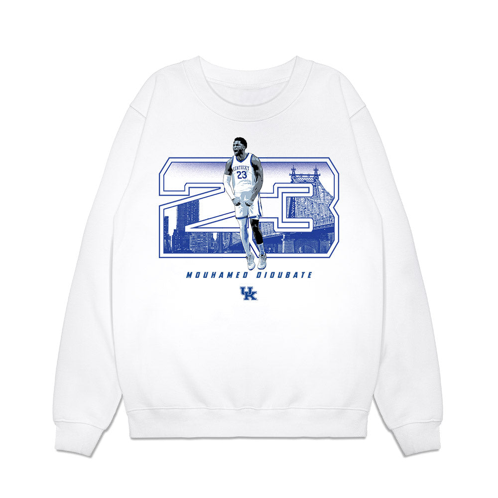 Kentucky - NCAA Men's Basketball : Mouhamed Dioubate - Graphic Premium Crewneck Sweatshirt-0