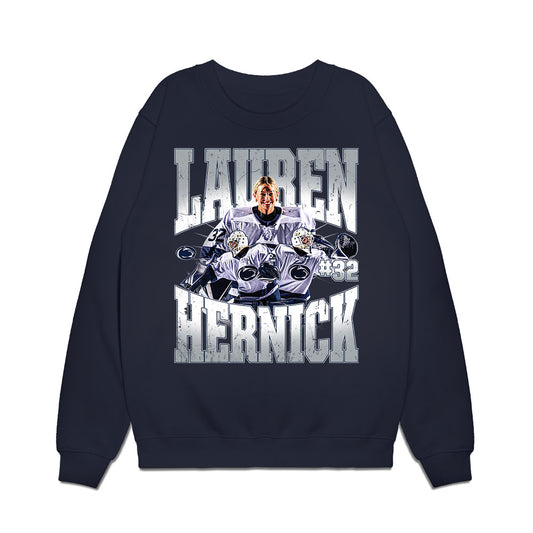 Penn State - NCAA Women's Ice Hockey : Lauren Hernick - Collage Premium Crewneck Sweatshirt-0