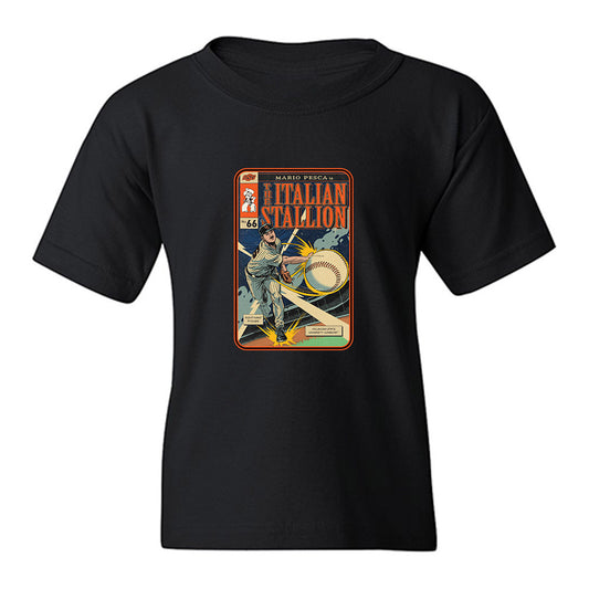 Oklahoma State - NCAA Baseball : Mario Pesca - The Italian Stallion Youth T-Shirt-0