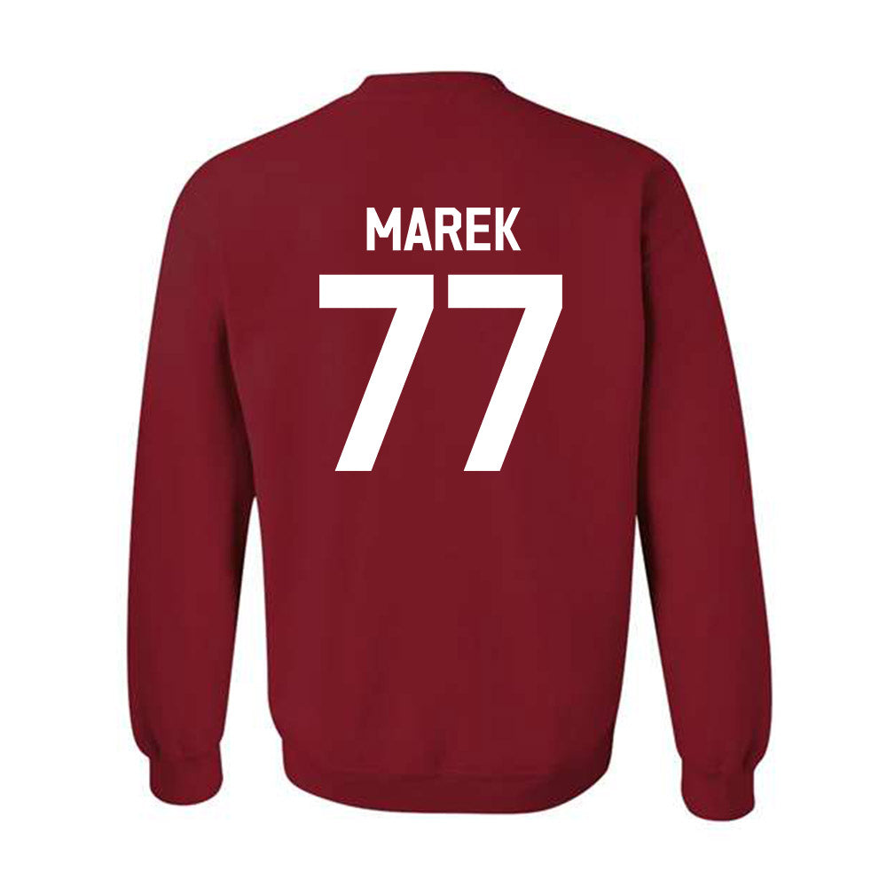 Indiana - NCAA Football : Matt Marek - We're In Shersey Crewneck Sweatshirt-1