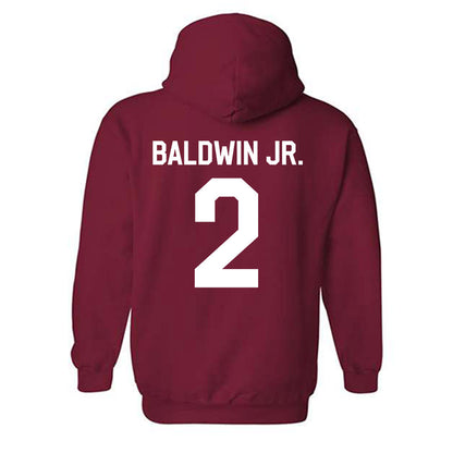 Indiana - NCAA Football : Byron Baldwin Jr. - We're In Shersey Hooded Sweatshirt-1