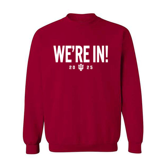 Indiana - NCAA Football : Evan Parker - We're In Shersey Crewneck Sweatshirt-0