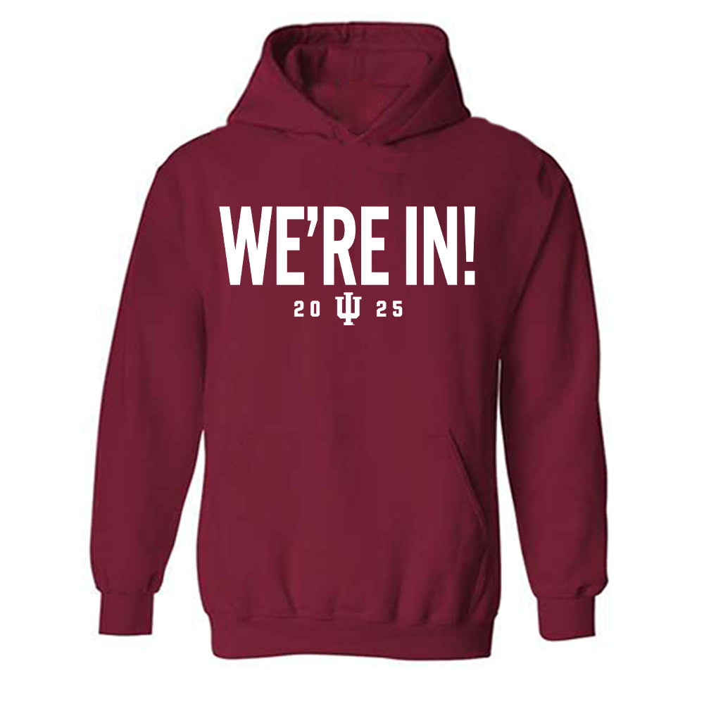 Indiana - NCAA Football : Jeffrey Utzinger - We're In Shersey Hooded Sweatshirt-0