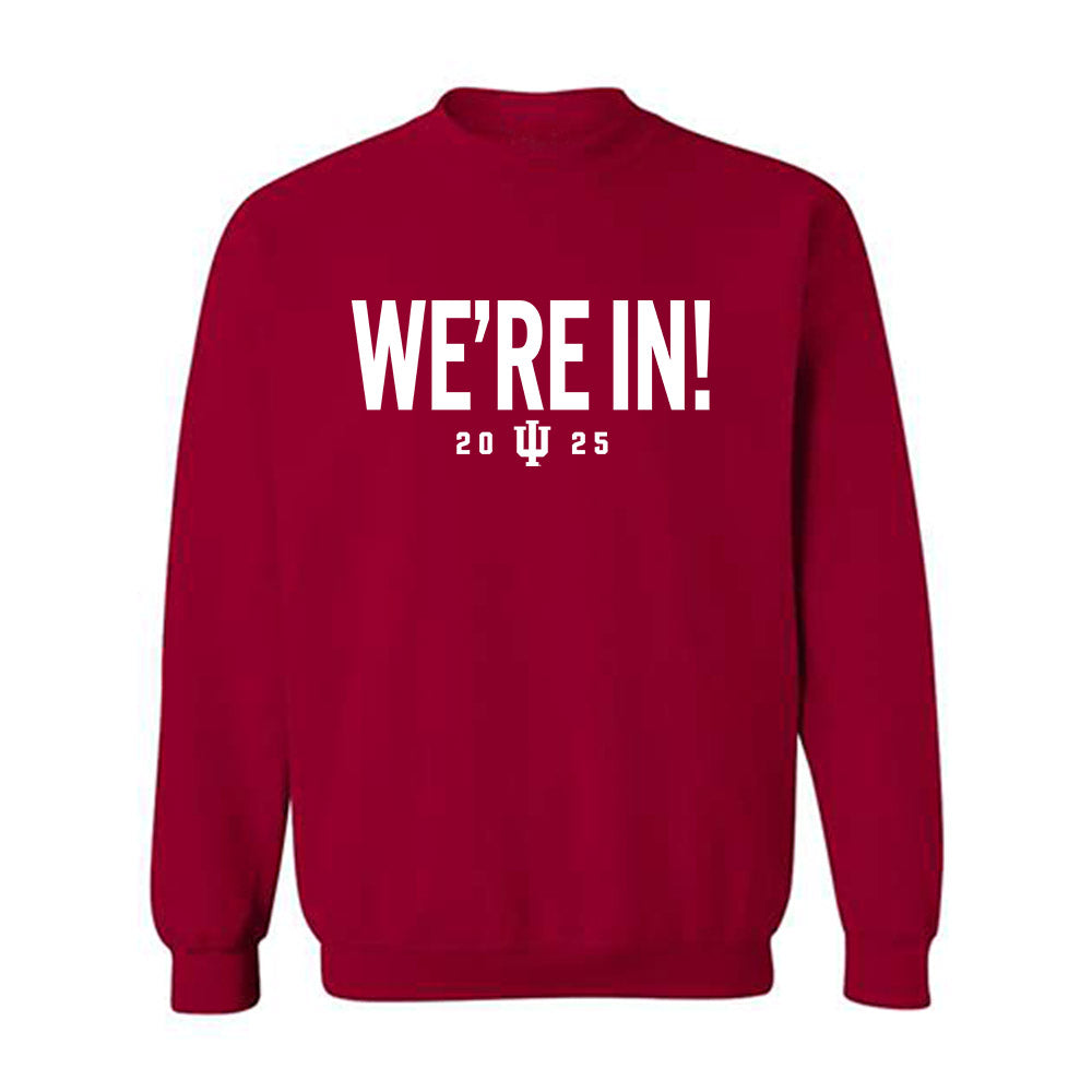 Indiana - NCAA Football : Matt Marek - We're In Shersey Crewneck Sweatshirt-0