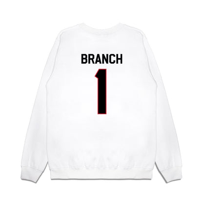 Georgia - NCAA Football : Zachariah Branch - We're In Premium Crewneck Sweatshirt-1