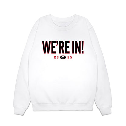 Georgia - NCAA Football : Zachariah Branch - We're In Premium Crewneck Sweatshirt-0