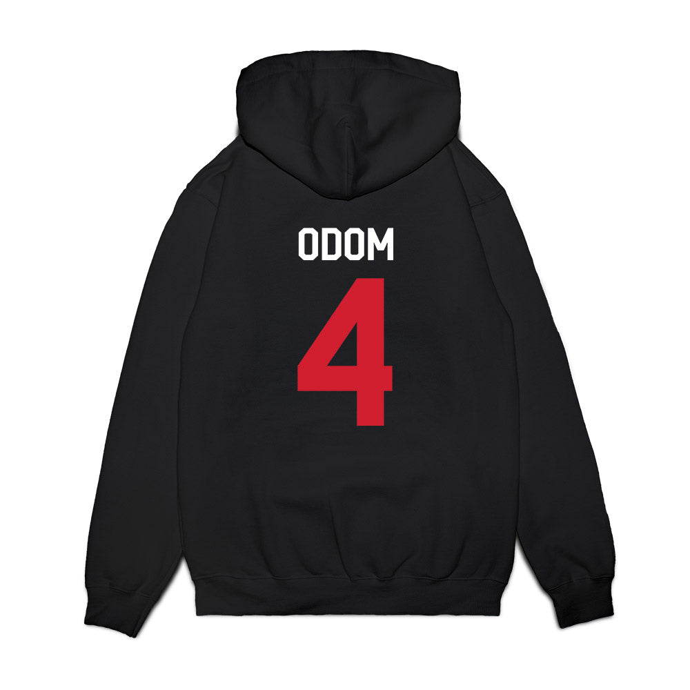 Ole Miss - NCAA Football : Caleb Odom - We're In Premium Hooded Sweatshirt-1