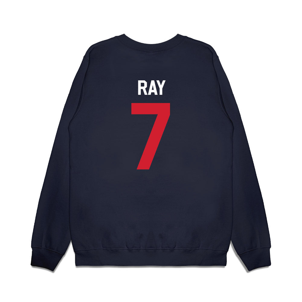 Ole Miss - NCAA Football : Traylon Ray - We're In Premium Crewneck Sweatshirt-1