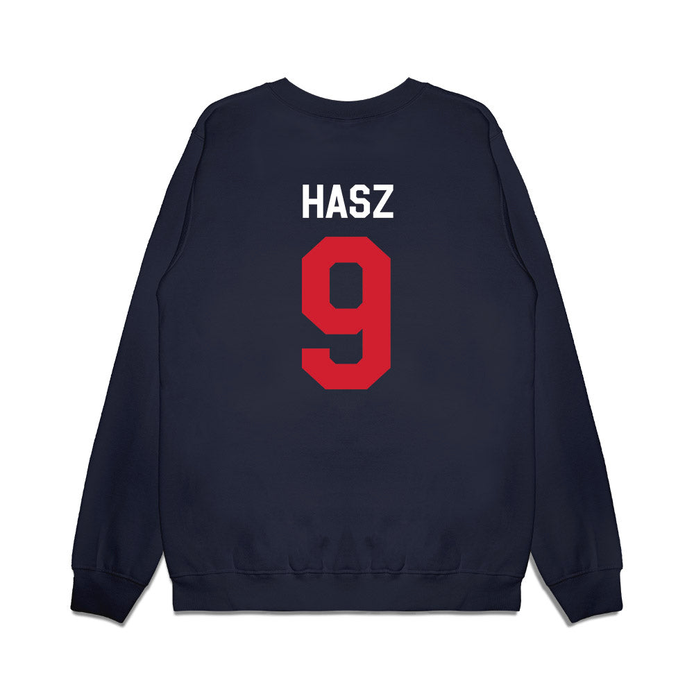 Ole Miss - NCAA Football : Luke Hasz - We're In Premium Crewneck Sweatshirt-1