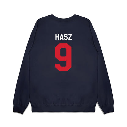 Ole Miss - NCAA Football : Luke Hasz - We're In Premium Crewneck Sweatshirt-1