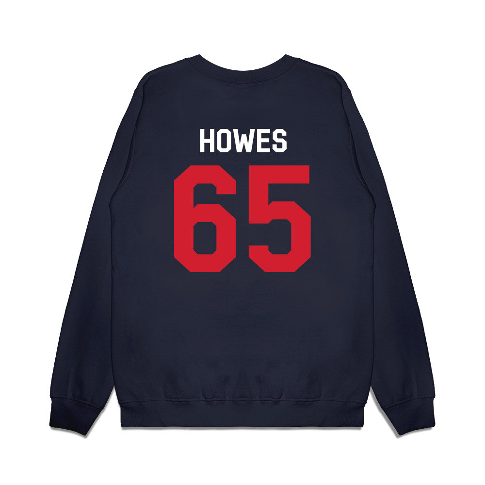 Ole Miss - NCAA Football : Connor Howes - We're In Premium Crewneck Sweatshirt-1