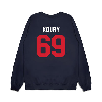 Ole Miss - NCAA Football : Joe Koury - We're In Premium Crewneck Sweatshirt-1