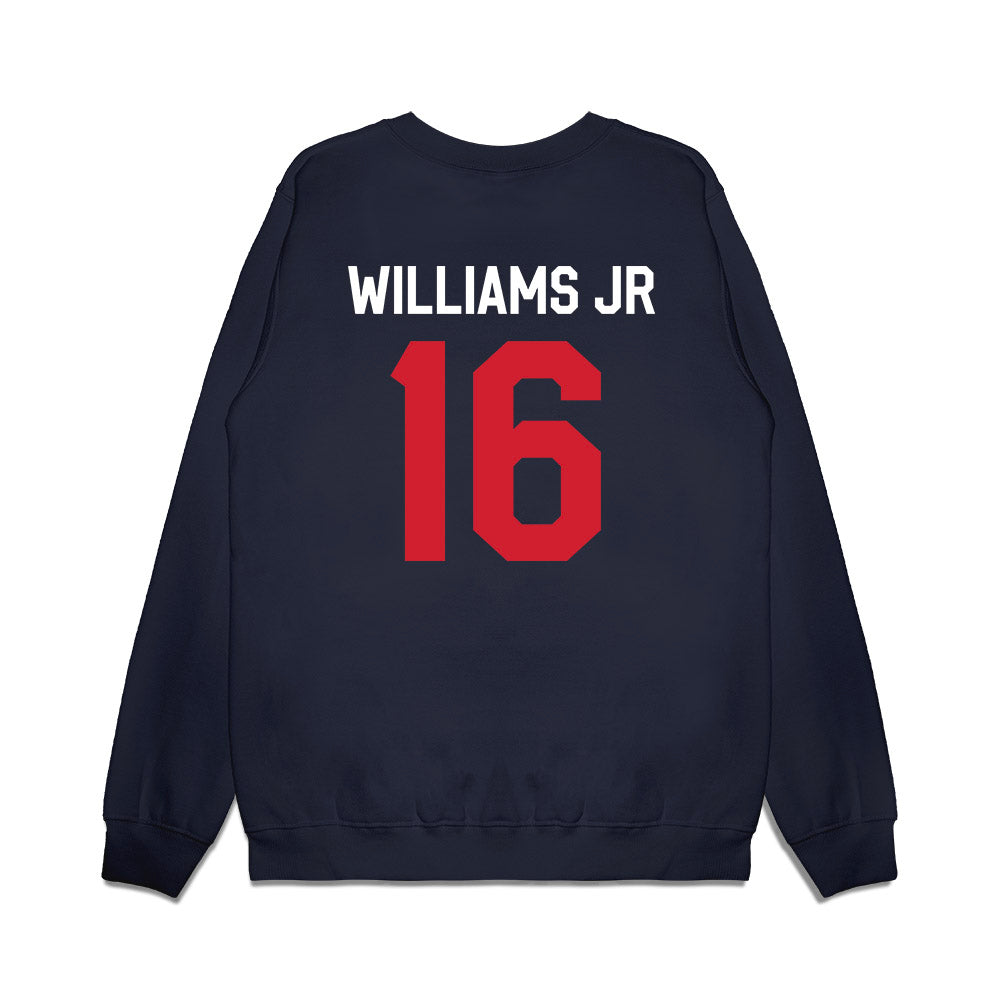 Ole Miss - NCAA Football : Wydett Williams Jr - We're In Premium Crewneck Sweatshirt-1