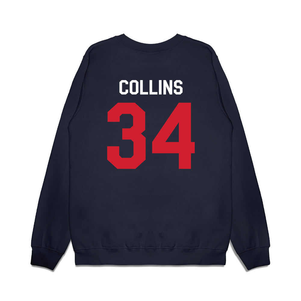 Ole Miss - NCAA Football : Raymond Collins - We're In Premium Crewneck Sweatshirt-1