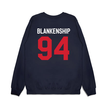 Ole Miss - NCAA Football : Caleb Blankenship - We're In Premium Crewneck Sweatshirt-1