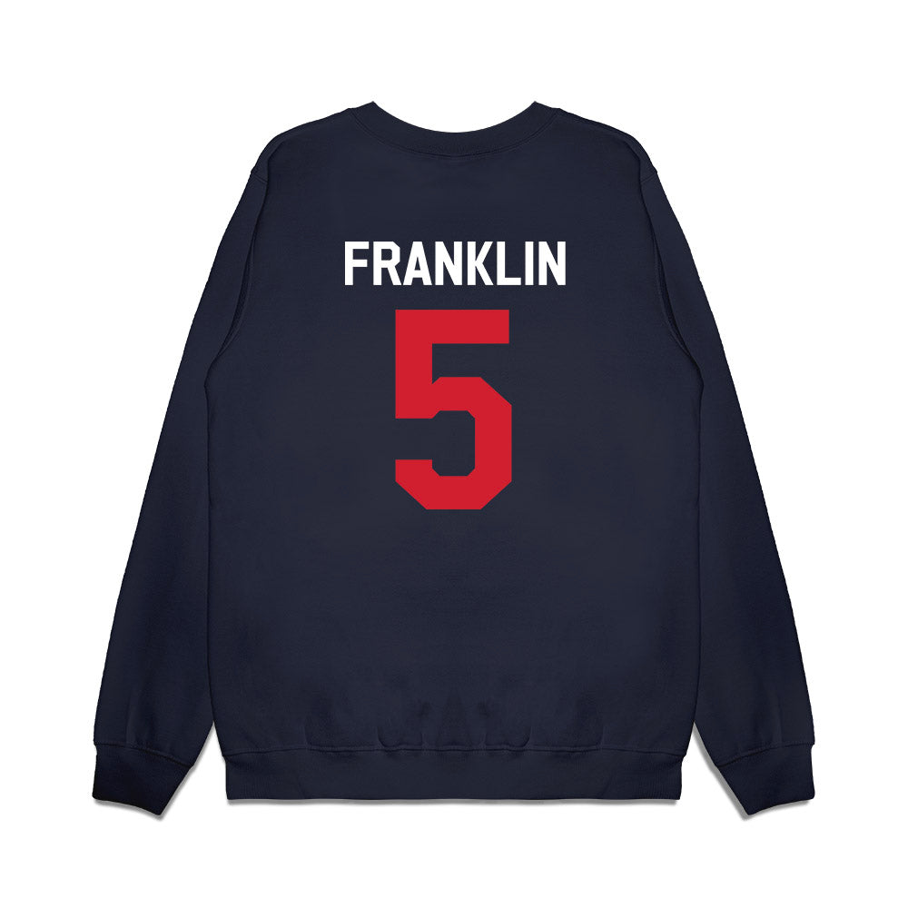 Ole Miss - NCAA Football : Kam Franklin - We're In Premium Crewneck Sweatshirt-1