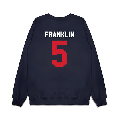 Ole Miss - NCAA Football : Kam Franklin - We're In Premium Crewneck Sweatshirt-1