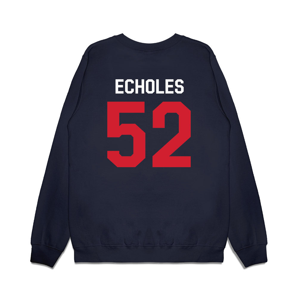 Ole Miss - NCAA Football : William Echoles - We're In Premium Crewneck Sweatshirt-1